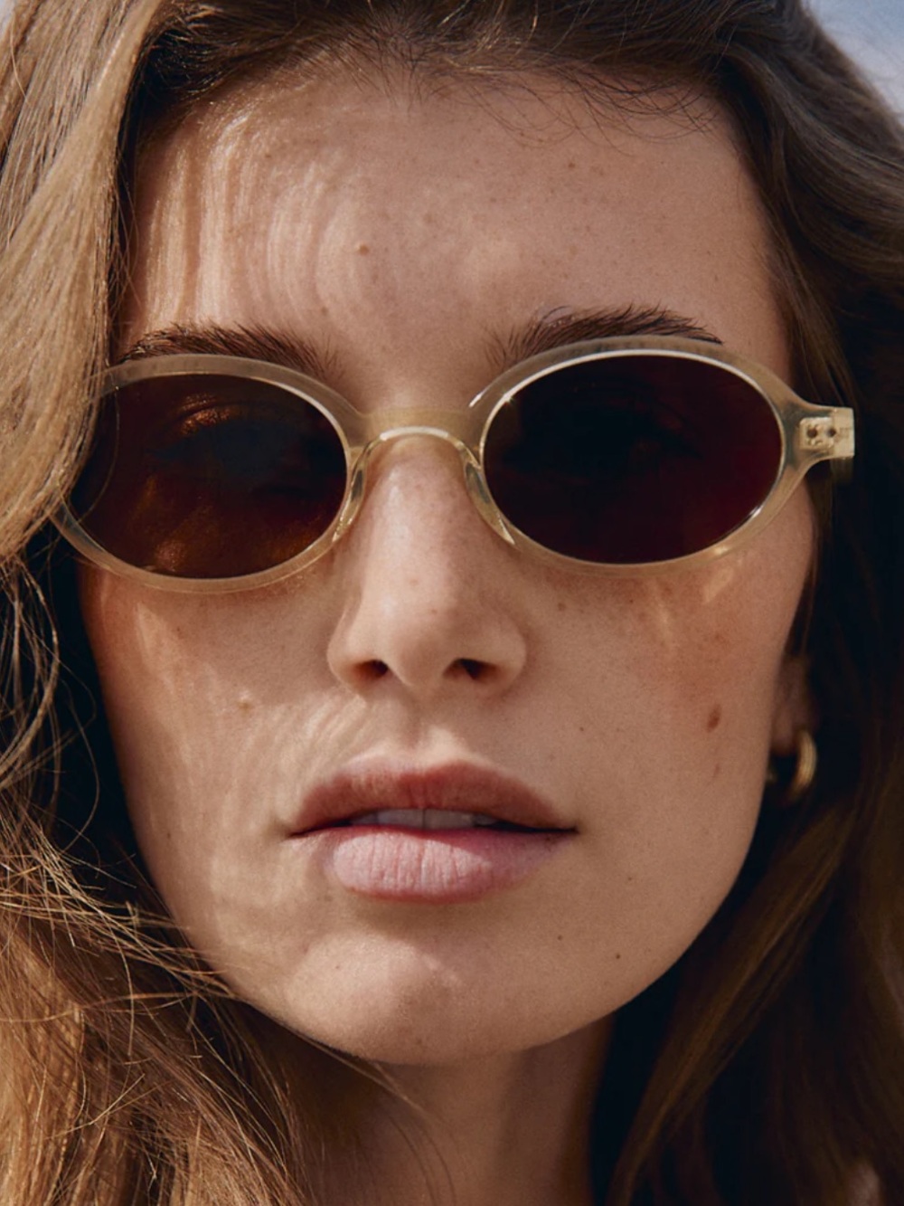 NWOT Jimmy Fairly The Elvie Sunglasses in Yellow